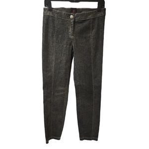 Bebe 2b Dark Shiny Gold Metallic Pants SIZE medium